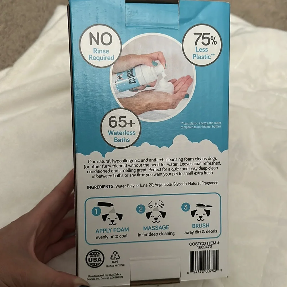 Mighty Mutt Waterless Shampoo for dogs